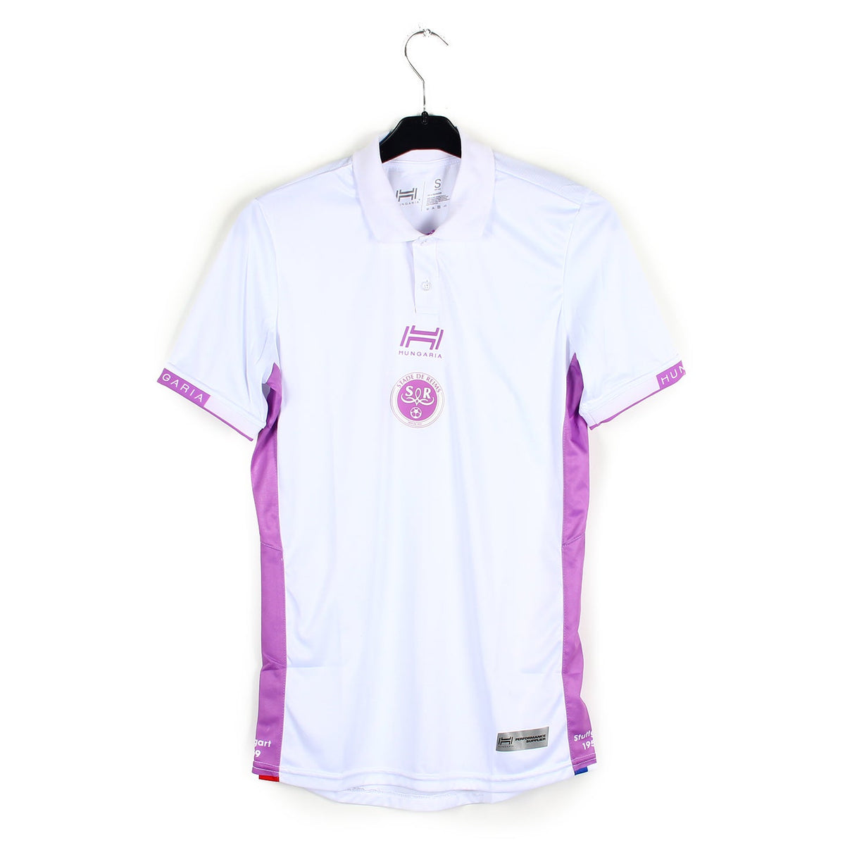 Maillot Domicile Stade De Reims 2014 Hummel Vintage, Numéro 5, Taille L, Pour Homme