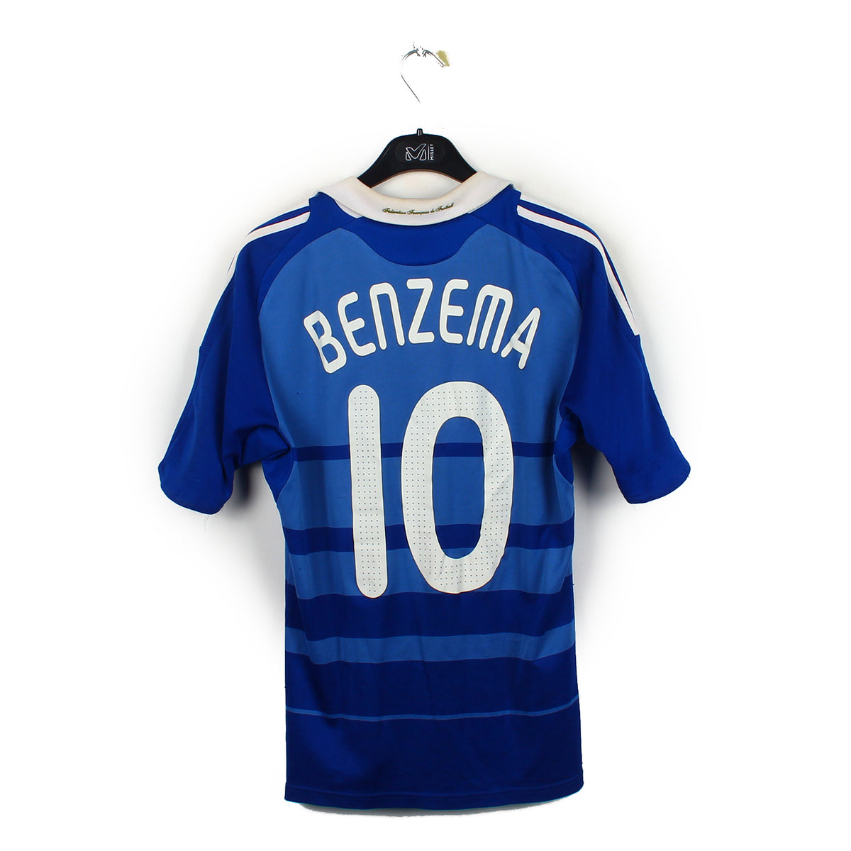 Maillot Domicile Equipe De France 2010-2011 - N°10 Benzema - Adidas - Taille XL