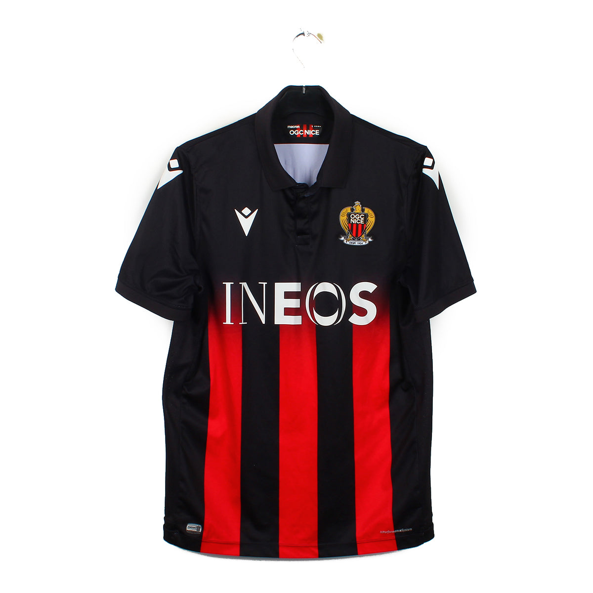 Maillot OGC Nice 2021-2022 - Finale Coupe De France - GOUIRI - Macron - Taille L (neuf)