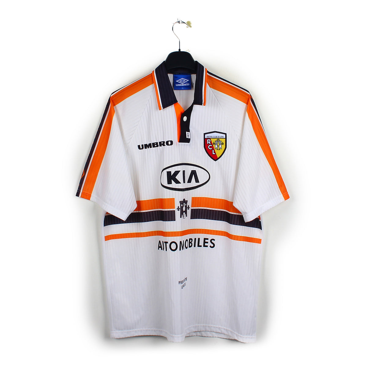 Maillot Extérieur Real Club Deportivo 1997-1998 - Rétro Vintage Football | Taille L (coupe Ajustée)