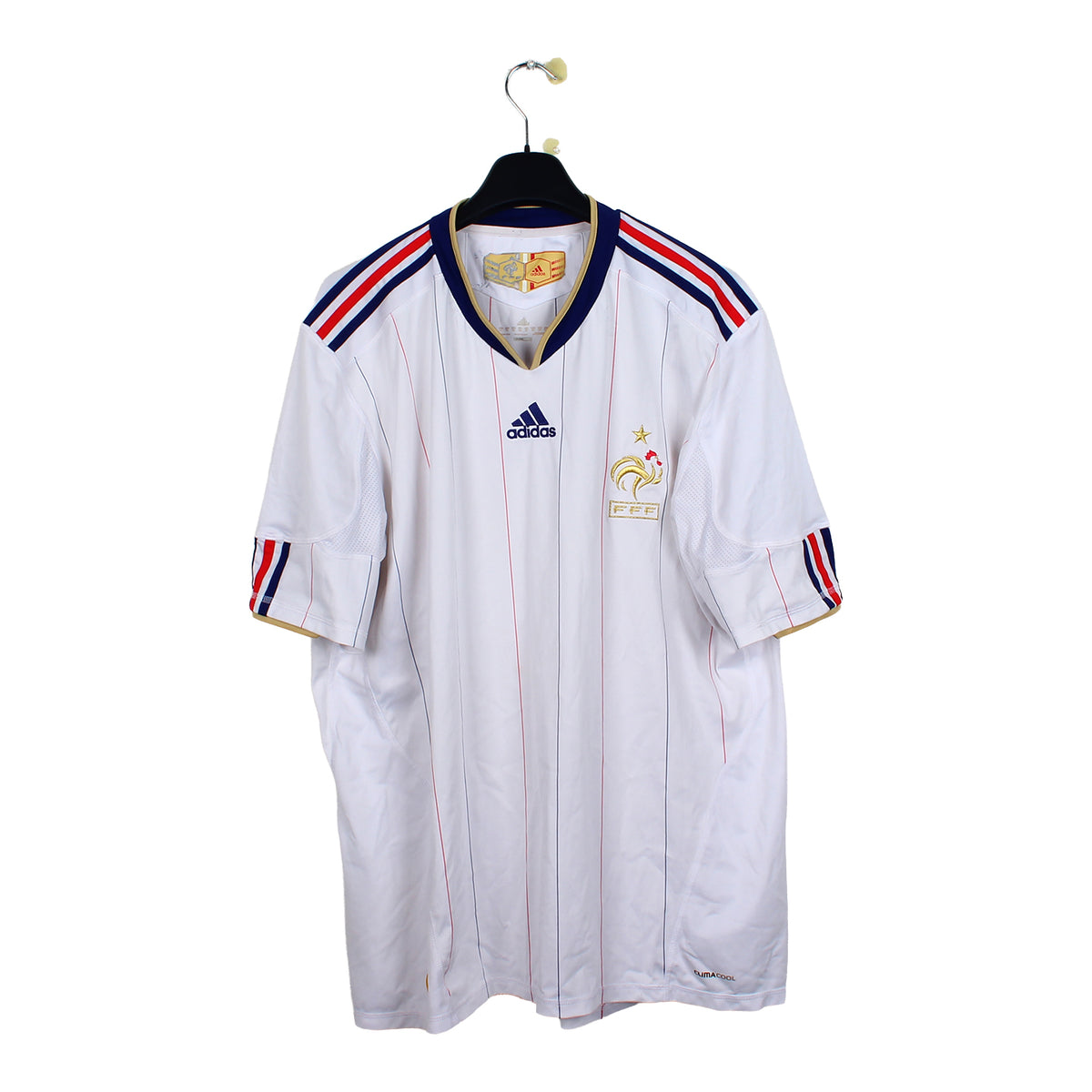 Veste De Football France 2010 – Coupe Du Monde Afrique Du Sud, Adidas, Taille XL, Bleue
