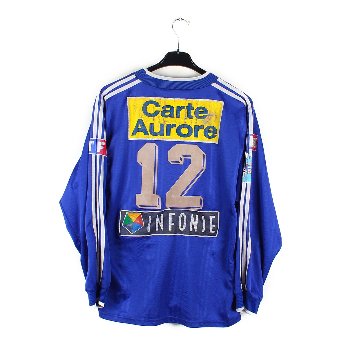 Maillot Football Vintage Coupe De France N 15 Annees 2001