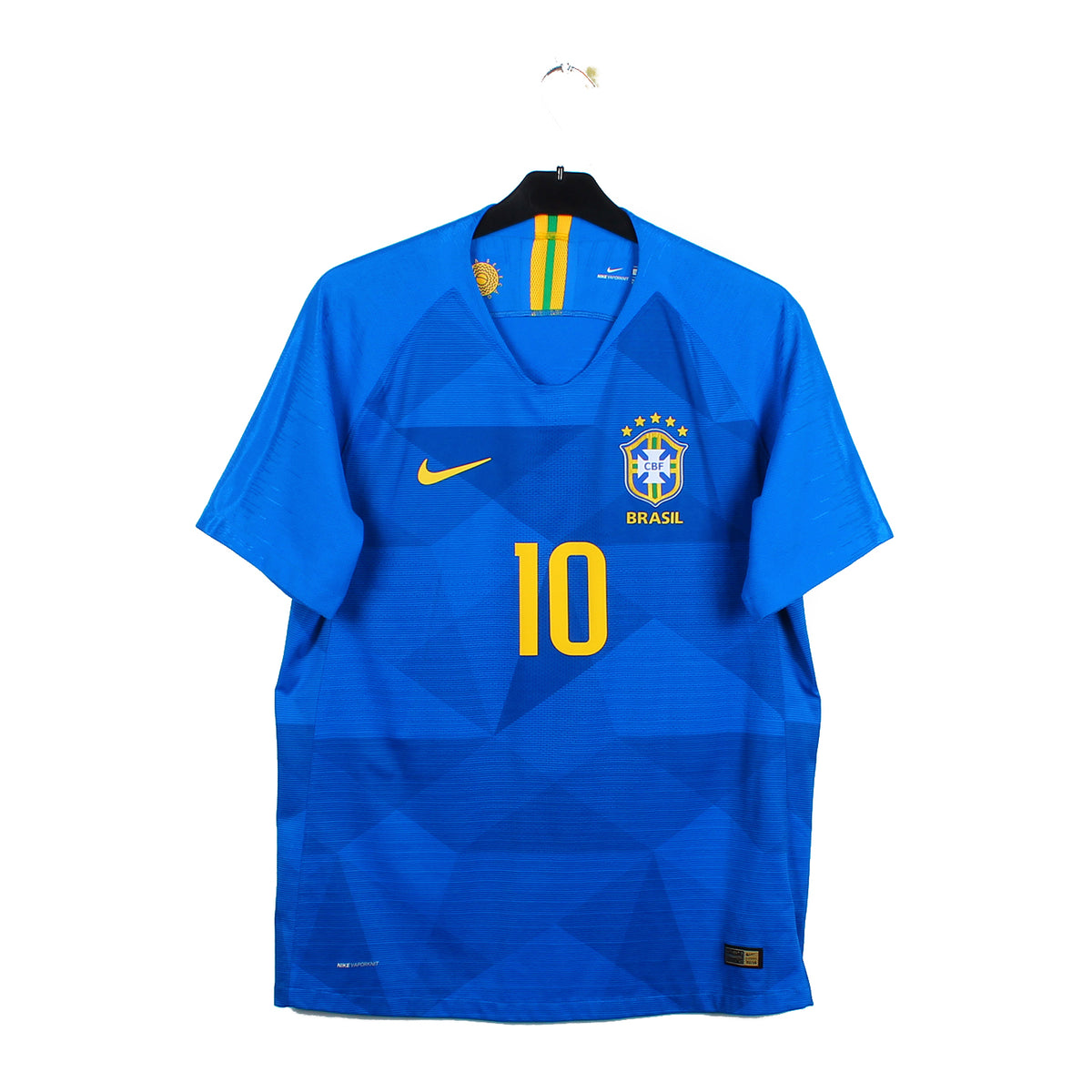 Maillot De Foot Brésil Floqué Neymar - Noir, Nike, Tailles S à XXL, Neuf Avec étiquettes