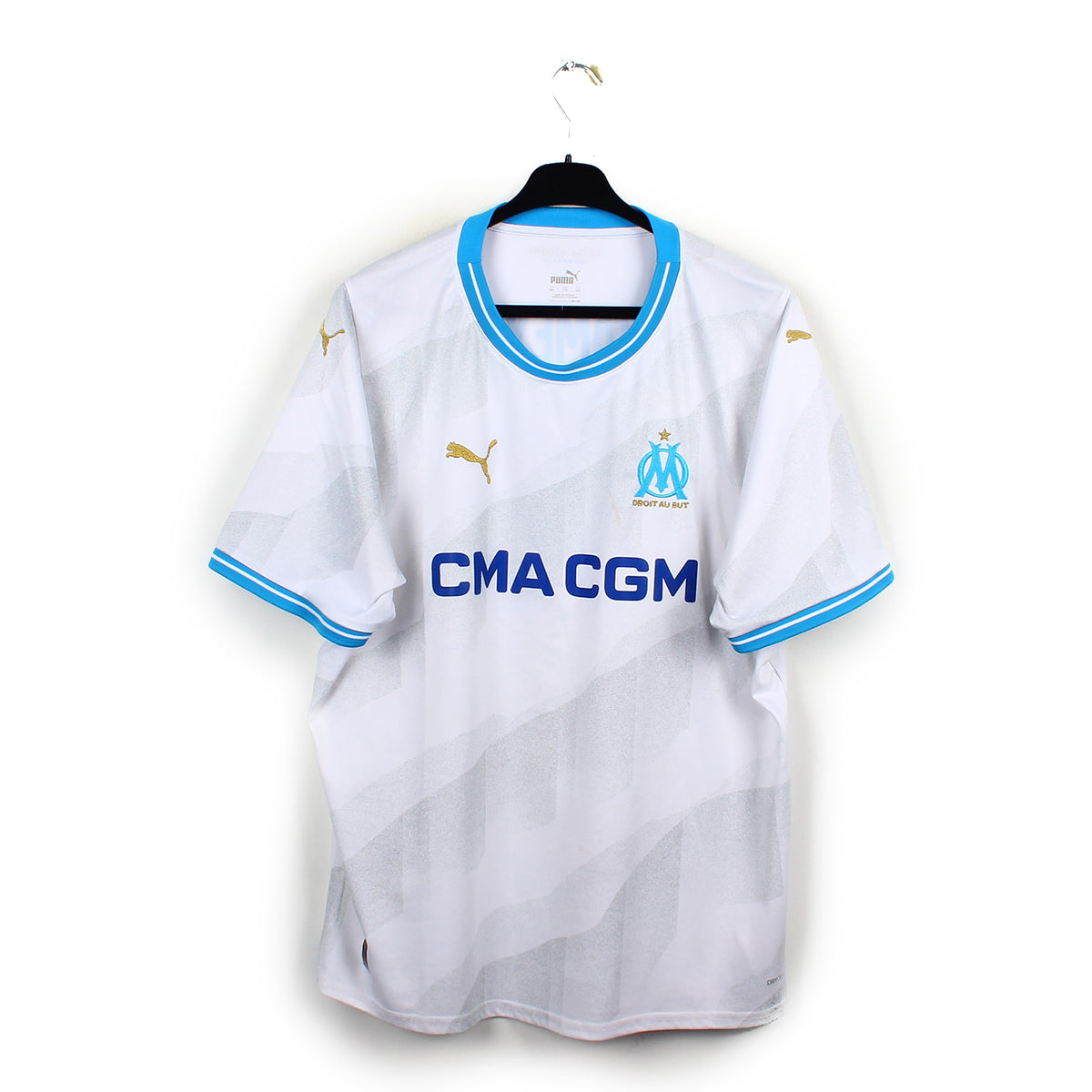 Maillot OM Marseille Aubameyang 2023-2024 – Coupe De France Vs Thionville, Blanc L