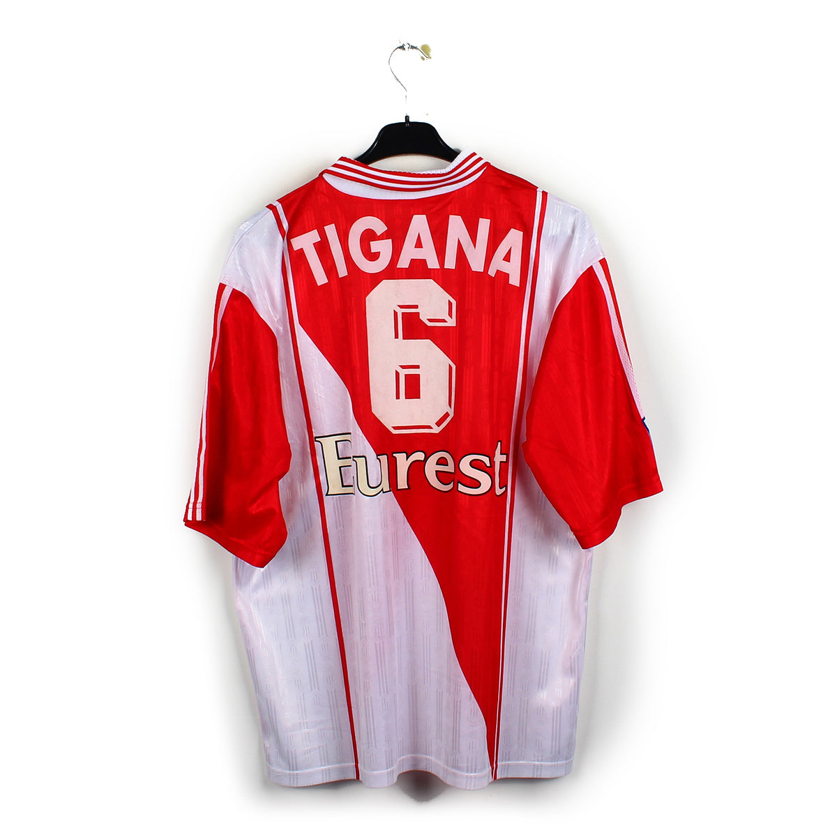 Maillot Entraînement Vintage AS Monaco 1997 - N°3 Sagnol, Taille XL (Puma)