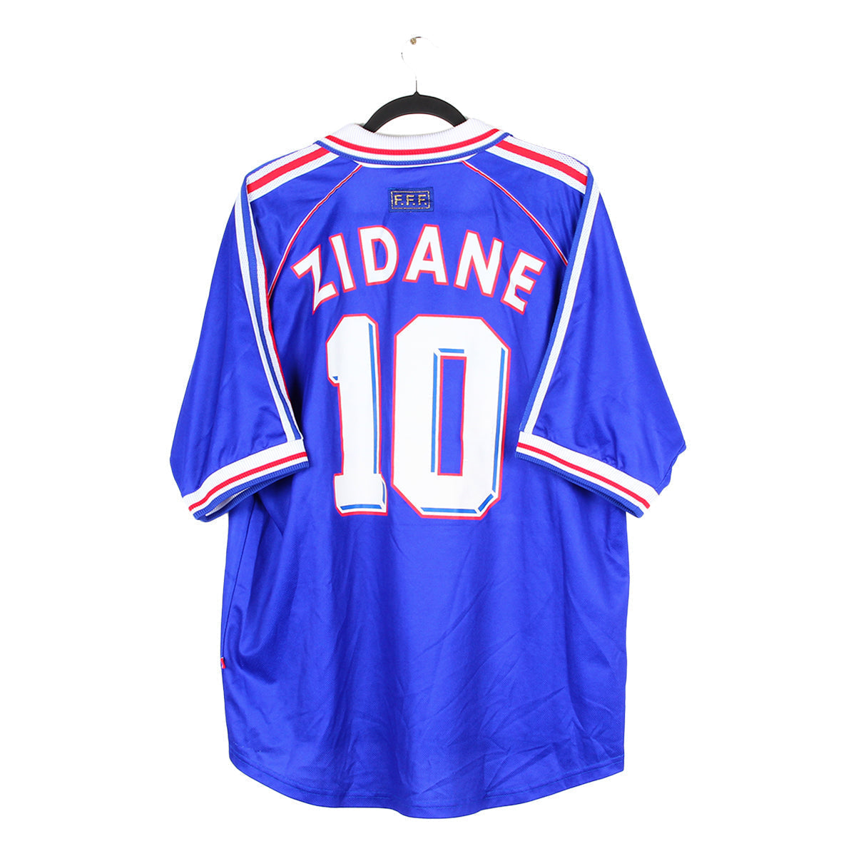 Maillot Equipe de France floqué Zidane vintage (Euro 2004) – Vintage Football Area Maillot Equipe de France floqué Zidane vintage (Euro 2004) – Vintage Football Area