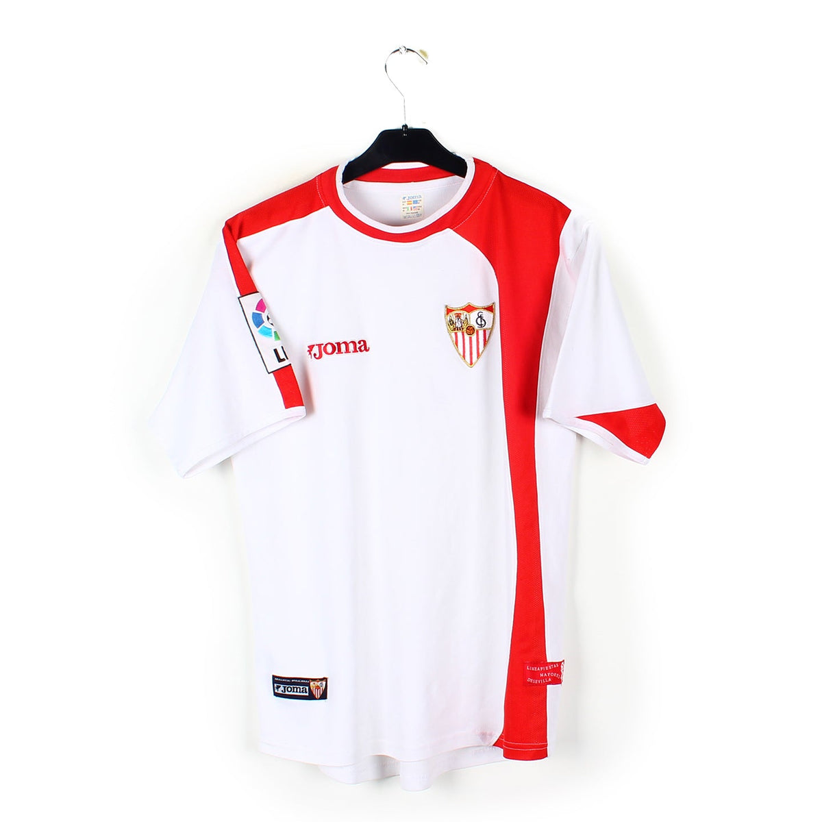 Maillot Vintage Officiel Sevilla FC – Li Ning – Taille XXL – Avec Signature Au Pochoir