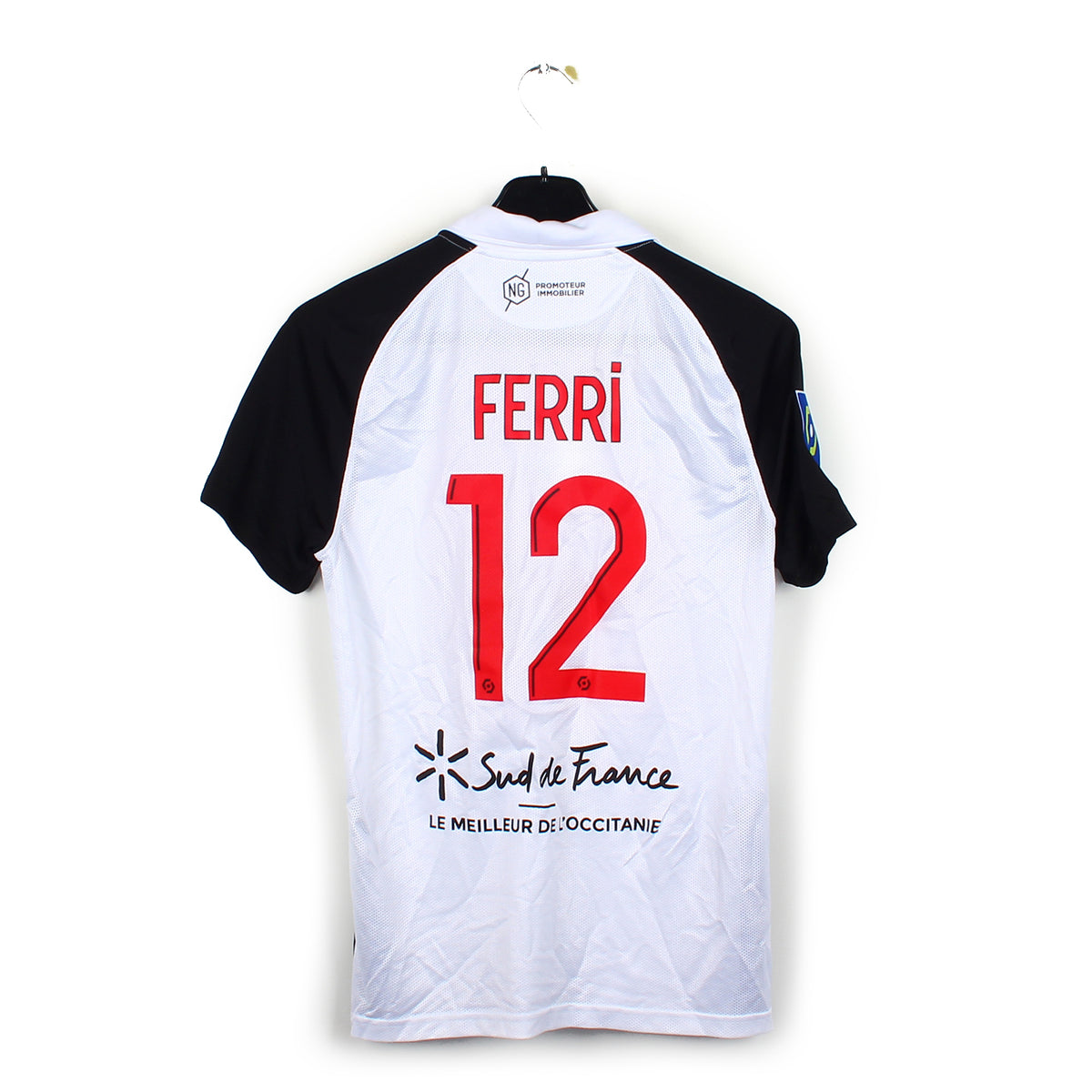 Maillot Montpellier Porte Ferrier – Occasion, Porté