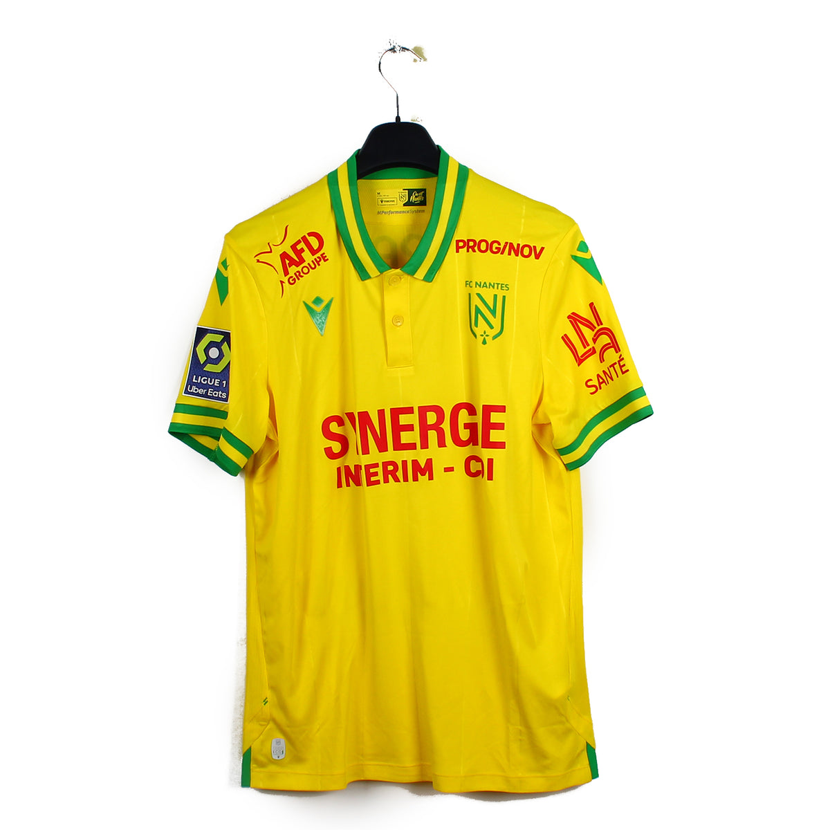 MAILLOT F.C NANTES vintage KAPPA gris football shirt n°10 XL