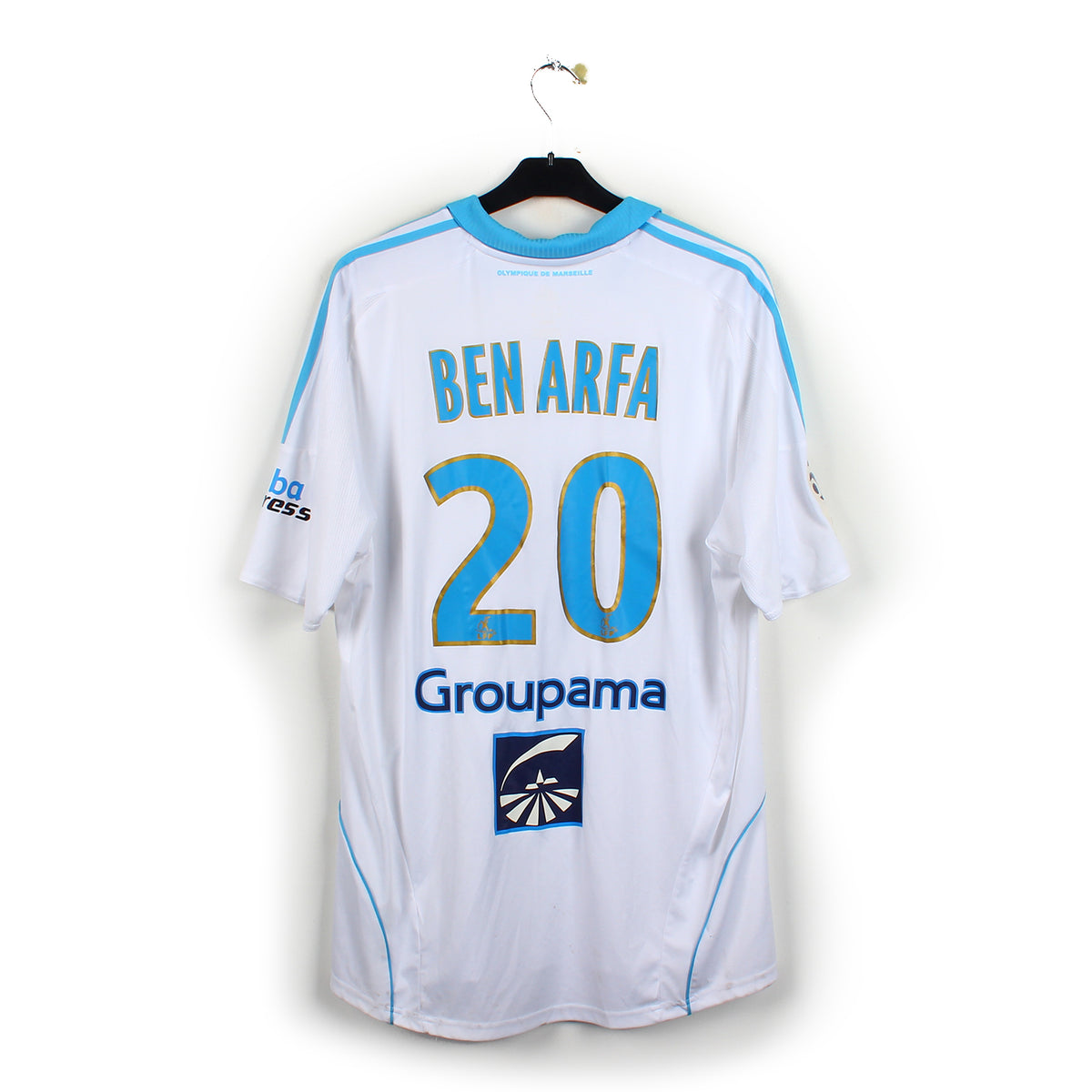 Maillot OM Extérieur 2008/2009 - Taille L - Ben Arfa N°20 - Adidas - Occasion