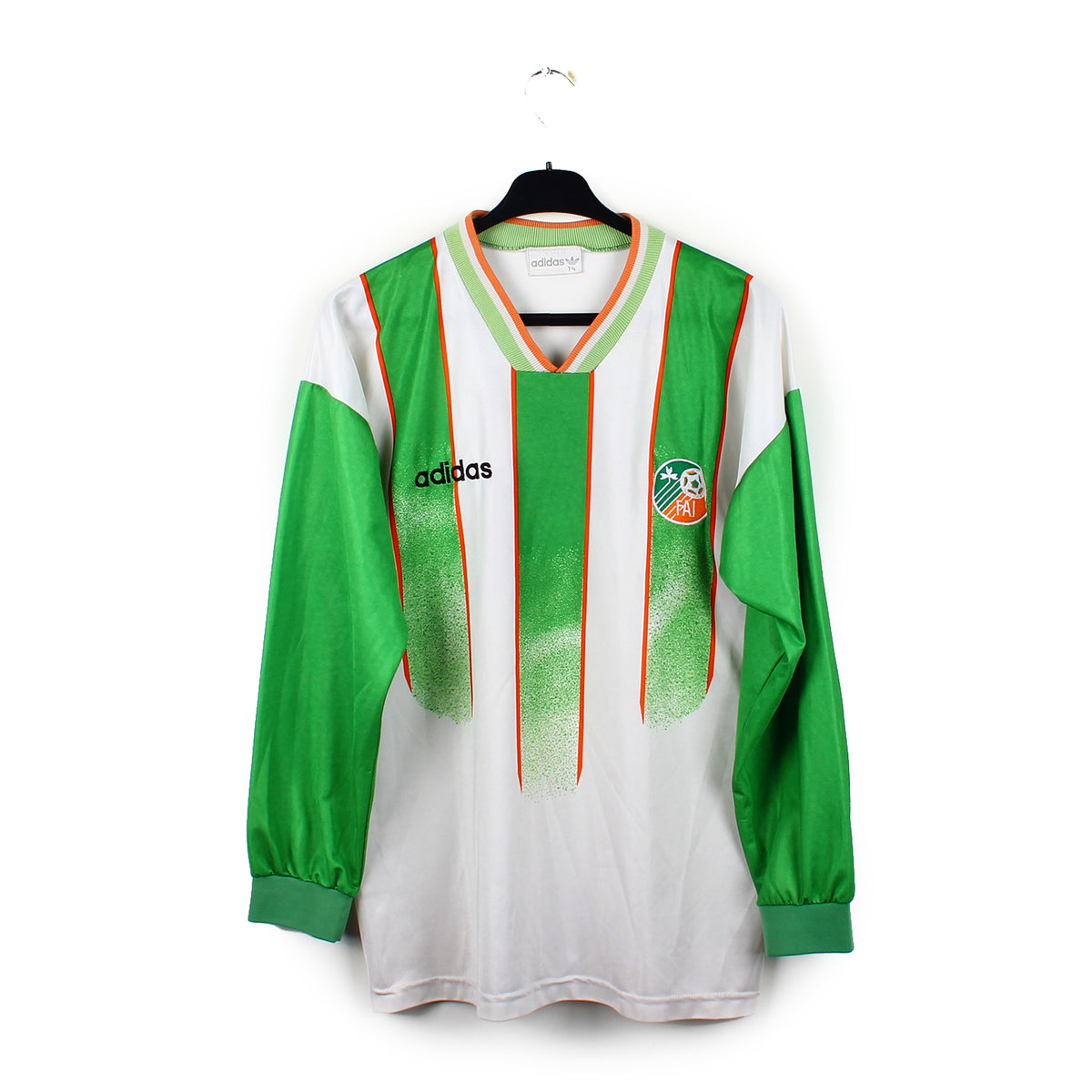 Maillot Vintage Irlande 1994 – Domicile Adidas, Taille XL (42-44), Sponsor Opel