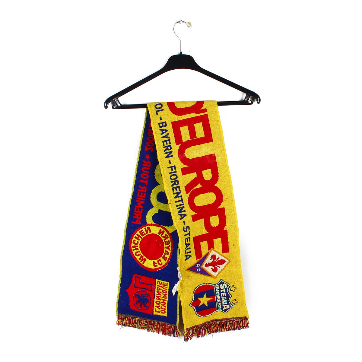 Écharpe OL Lyon Vintage – Football Soccer Olympique Lyonnais – Supporters