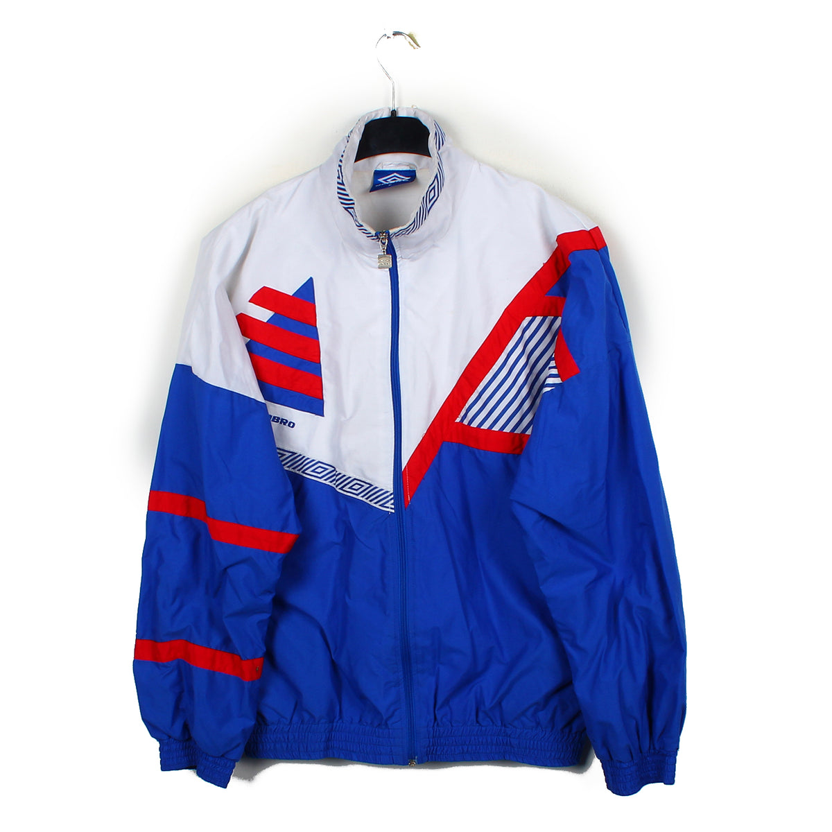 Veste De Football Vintage Umbro Années 90 - Taille S - Bleu Sarcelle - Coupe Oversize Rembourrée