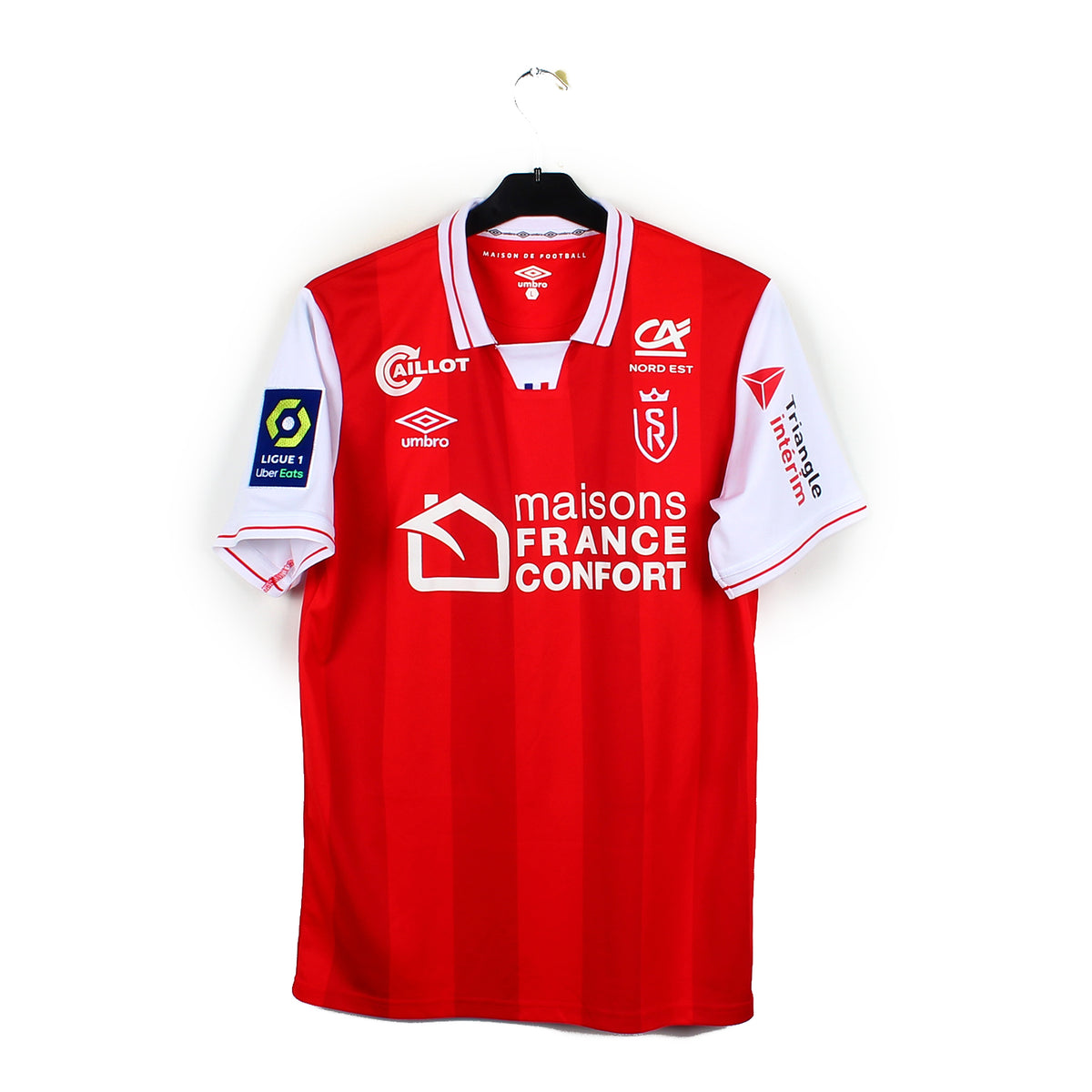Maillot Stade de Reims vintage (2021-22) MATCH ISSUE Munetsi