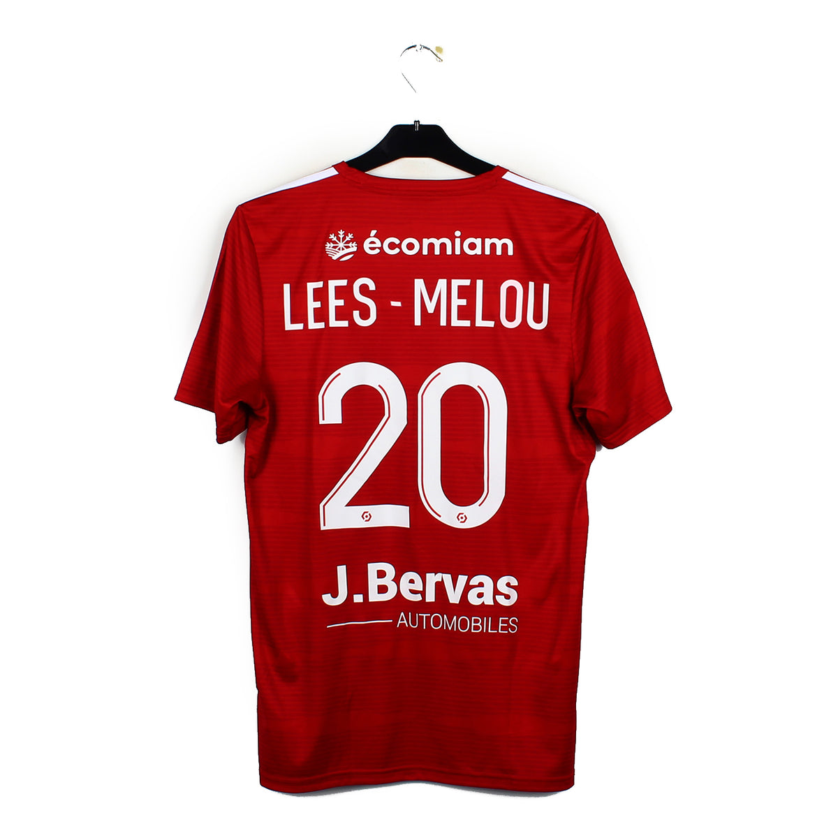 Porte-clés métal maillot foot BREST STADE BRESTOIS n°2 personnalisable