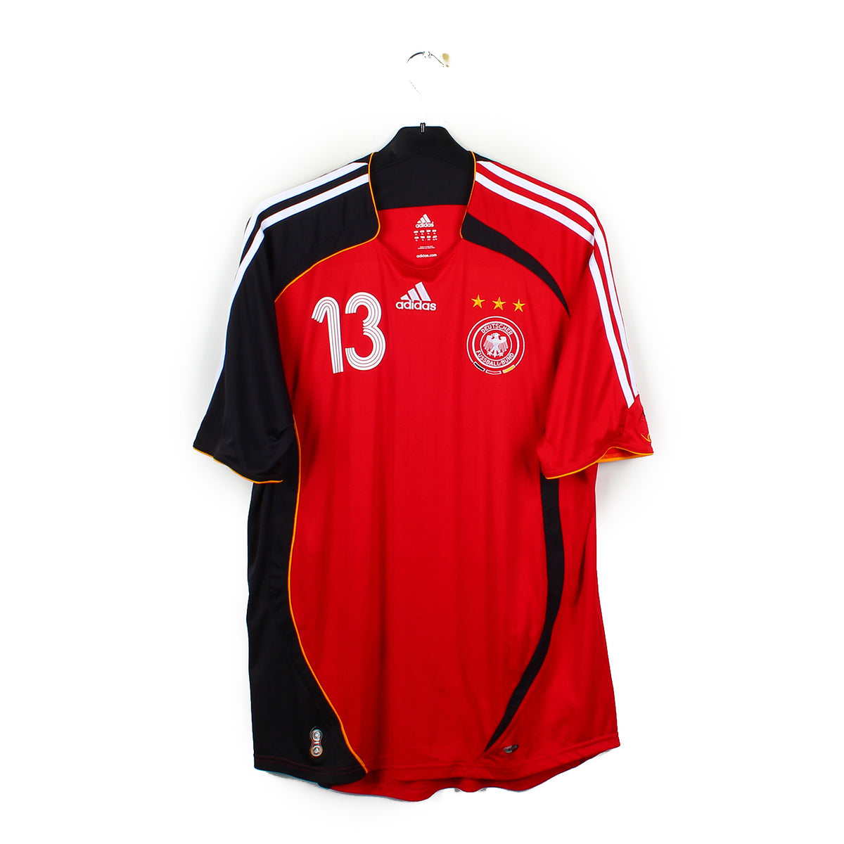 Maillot Allemagne Domicile Vintage 2004-2005 #13 Ballack - Adidas, Taille XL, Occasion