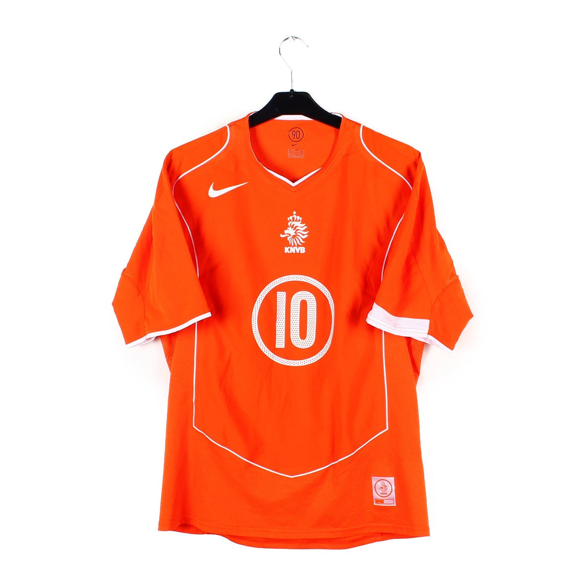 Maillot Domicile Pays-Bas 2004-2006 Nike – Ruud Van Nistelrooy #10, Taille L, Orange