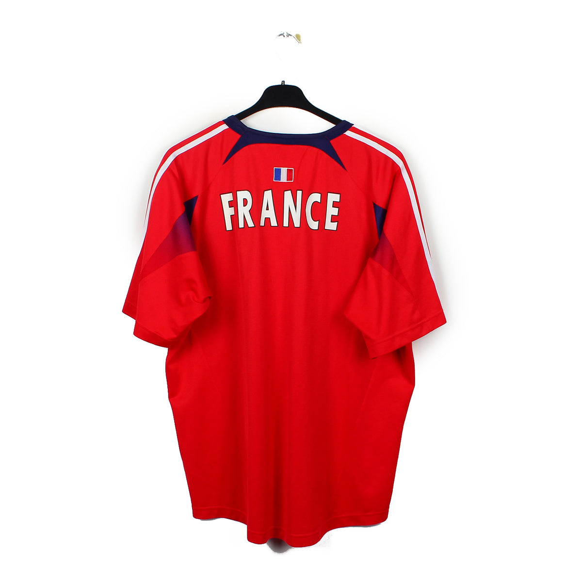 Maillot foot rétro vintage équipe de France euro 2004 floqué Viei Maillot foot rétro vintage équipe de France euro 2004 floqué Viei