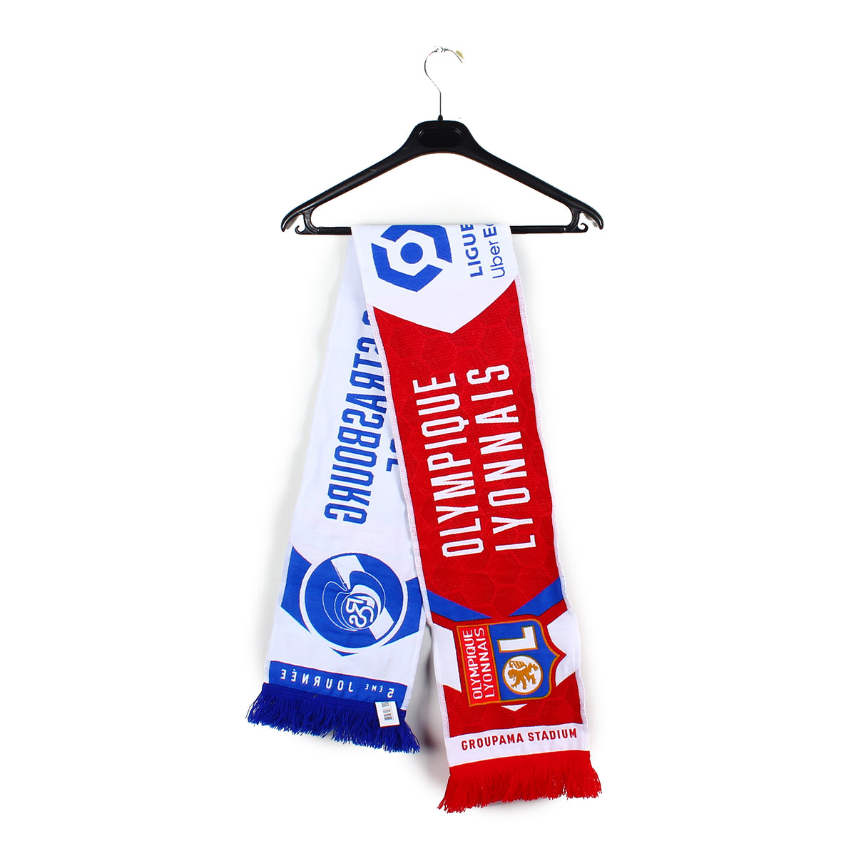 Écharpe OL Lyon Vintage – Football Soccer Olympique Lyonnais – Supporters