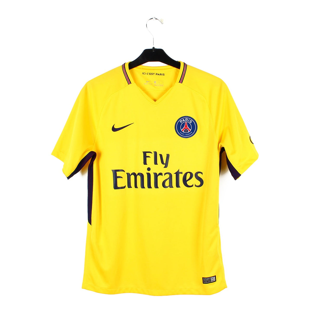 Maillot PSG Officiel 2017/2018 Vapor Match Dani Alves – Taille XL, Neuf