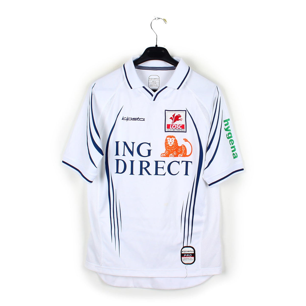 MAILLOT LILLE LOSC 2002 COLLOT n°8 KIPSTA vintage home