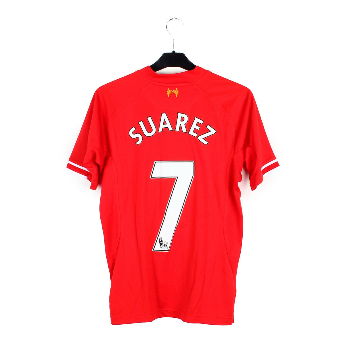 Maillot Liverpool Domicile 2013/2014 Luis Suarez - Taille M, Rouge, Marque Warrior