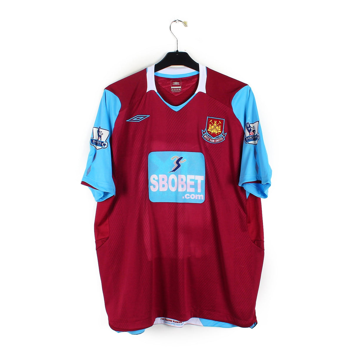 Maillot De Foot Vintage West Ham United Années 60/70 - Bleu - Taille M | Occasion