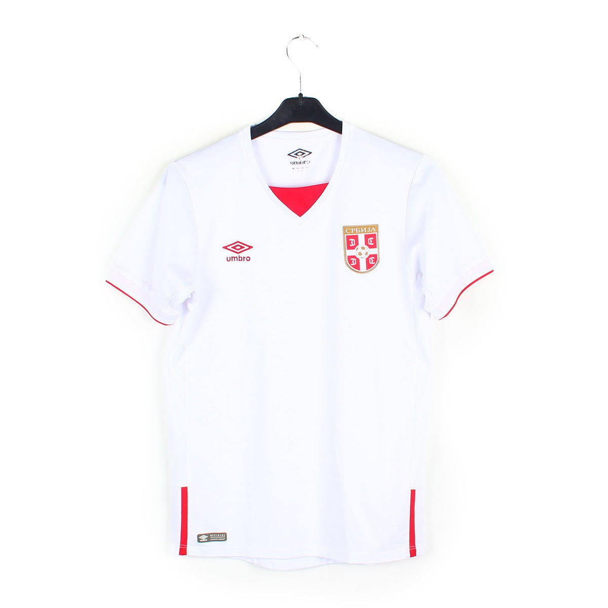 Maillot Extérieur Serbie Nike 2009-2010 - Blanc, Taille L - Vintage
