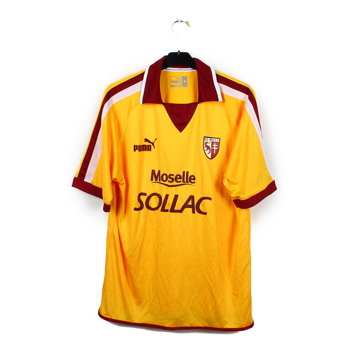 MAILLOT PUMA FC Metz Saison 2000/2001 Vintage Porte Pascal Pierre EUR 120,00 - FR MAILLOT PUMA FC Metz Saison 2000/2001 Vintage Porte Pascal Pierre EUR 120,00 - FR