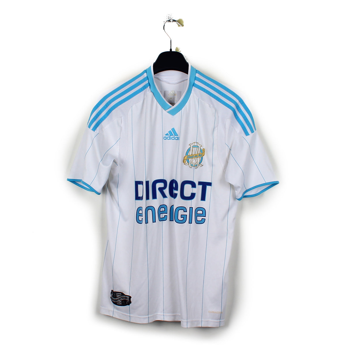 Maillot OM Domicile 2009-2010 Adidas - N°7 Cheyrou, Taille XXL (état Moyen)