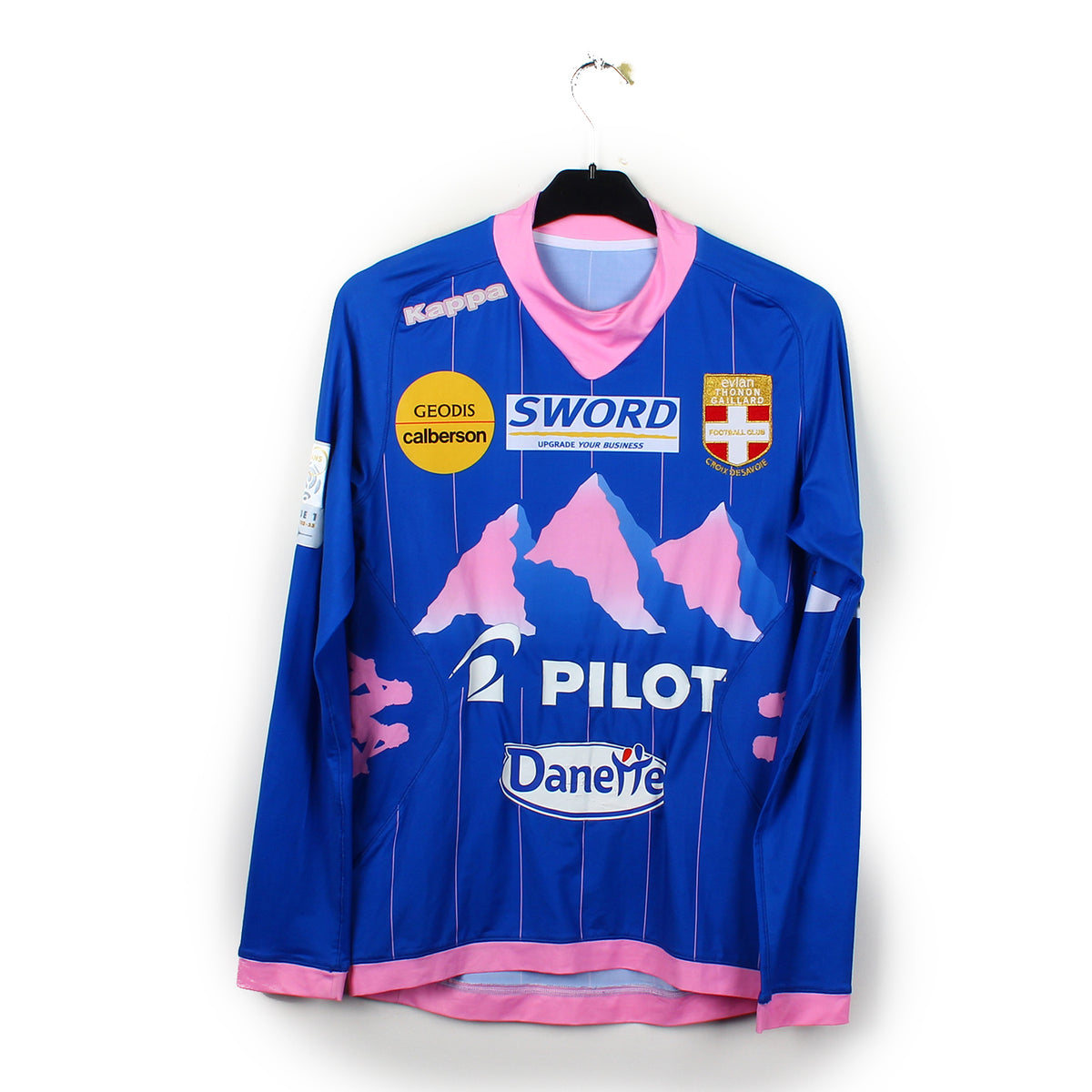 Maillot Evian Thonon Gaillard Extérieur 2012-2013 – Kappa, Taille M, Vintage