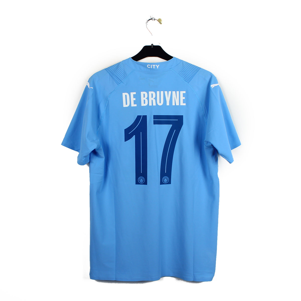 2021/22 Manchester City UCL Home Jersey #17 De Bruyne XL Puma Long Sleeve NEW 2021/22 Manchester City UCL Home Jersey #17 De Bruyne XL Puma Long Sleeve NEW
