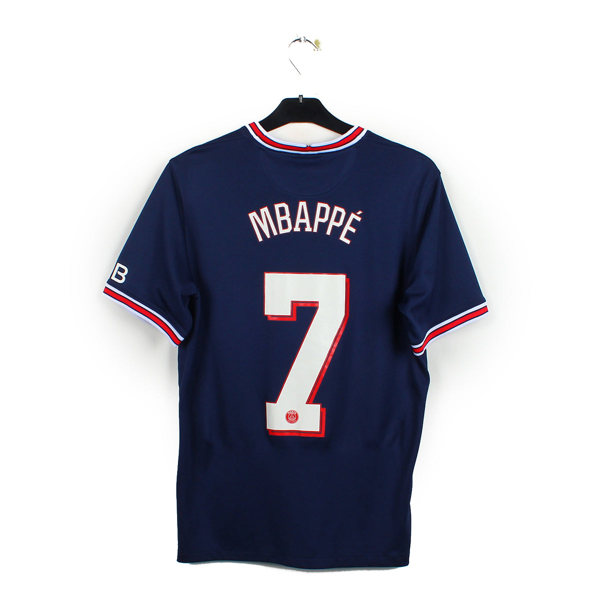 Flocage officiel PSG Europe third 2021/22 N°7 Mbappé (blanc