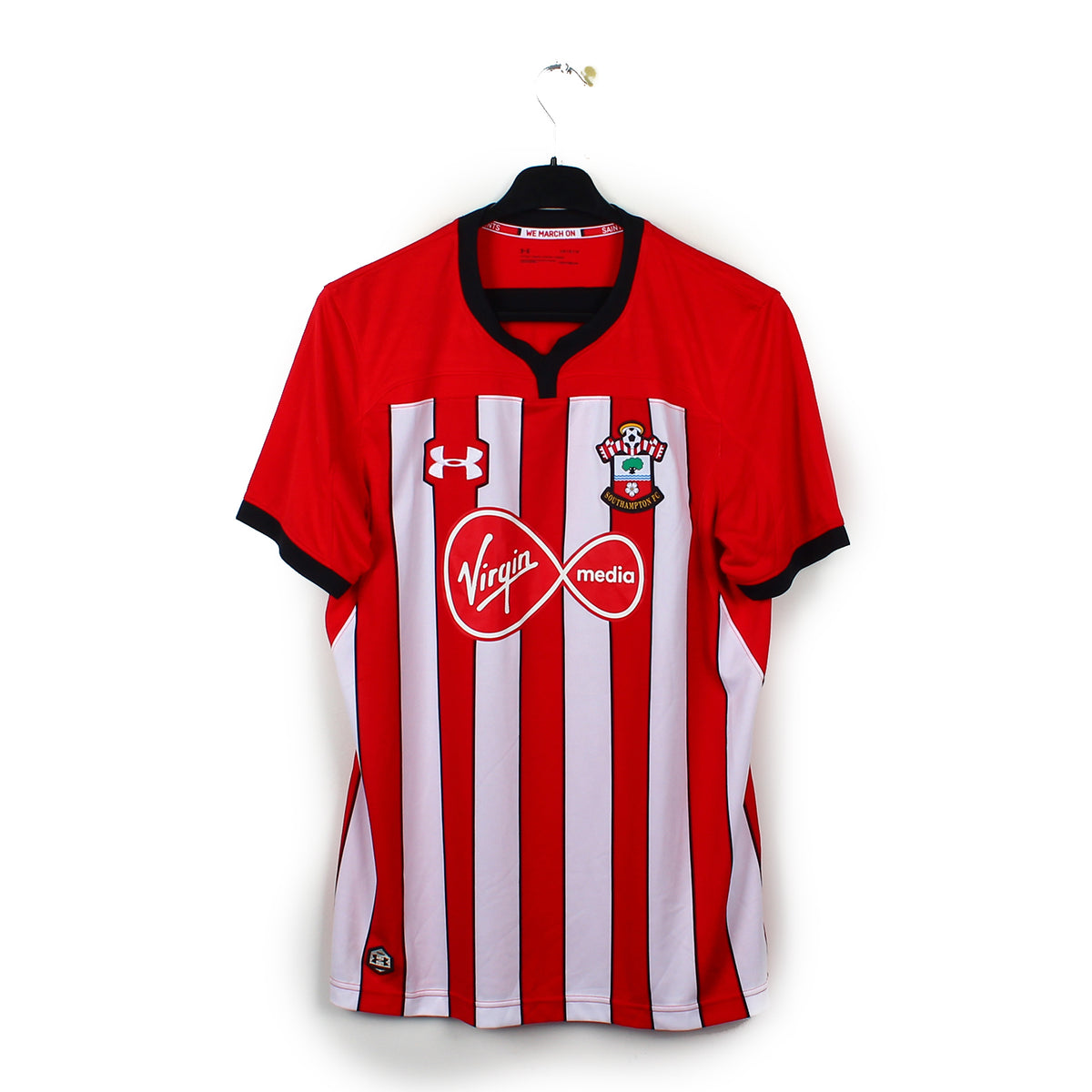 Southampton FC 2018/19 Home Shirt, Medium, Excellent Southampton FC 2018/19 Home Shirt, Medium, Excellent