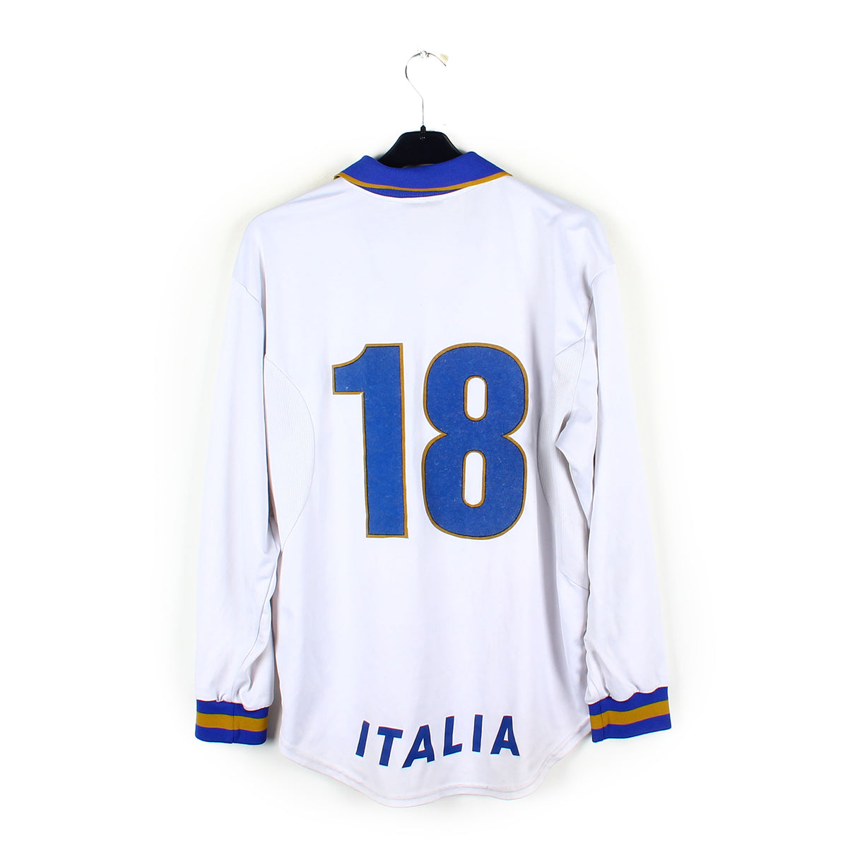 MAILLOT ITALIE CASTROVILLI Match Worn Émis Vintage Camiseta COA EUR 399
