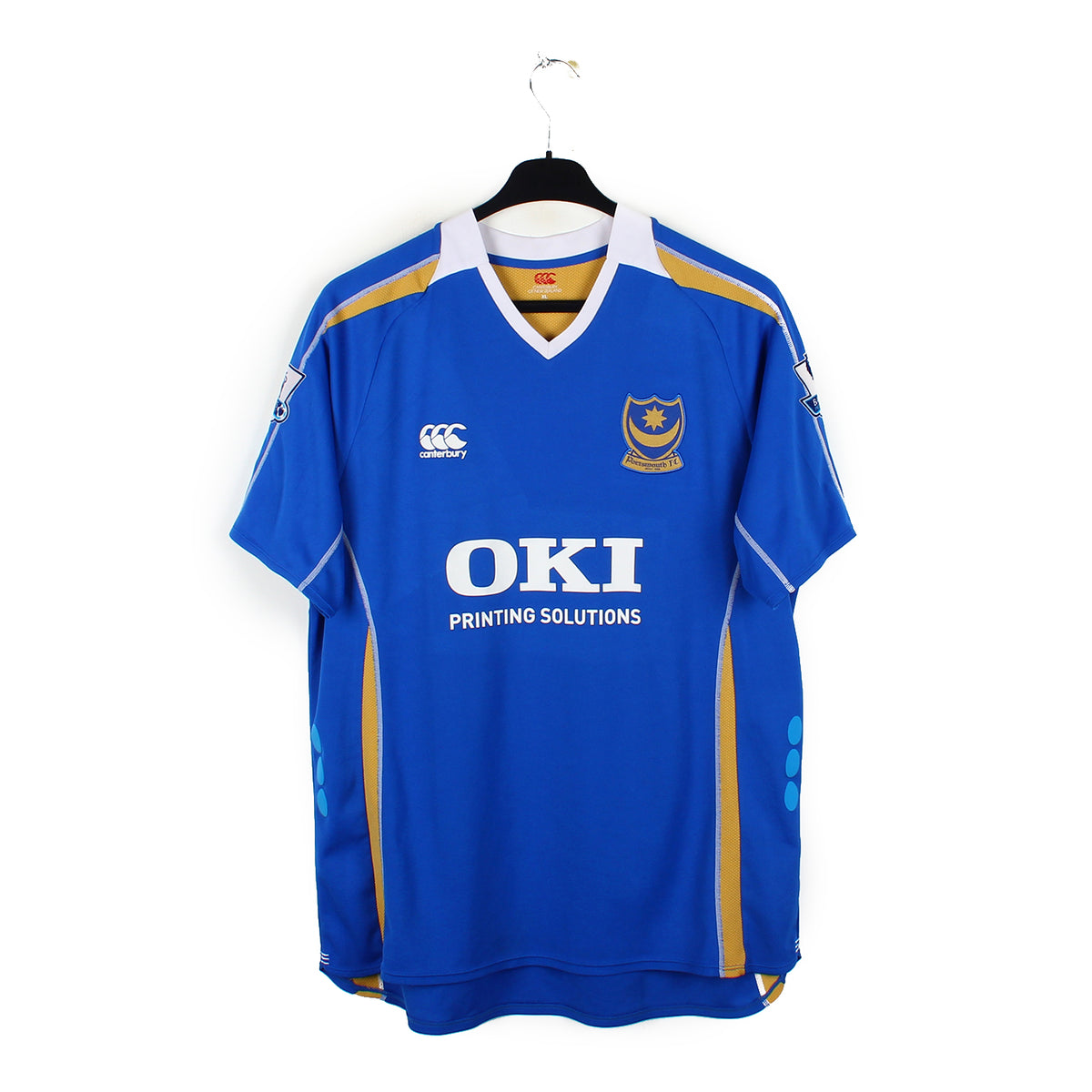 Portsmouth Home Maillot de foot 2007 - 2008. Sponsored by OKI Portsmouth Home Maillot de foot 2007 - 2008. Sponsored by OKI