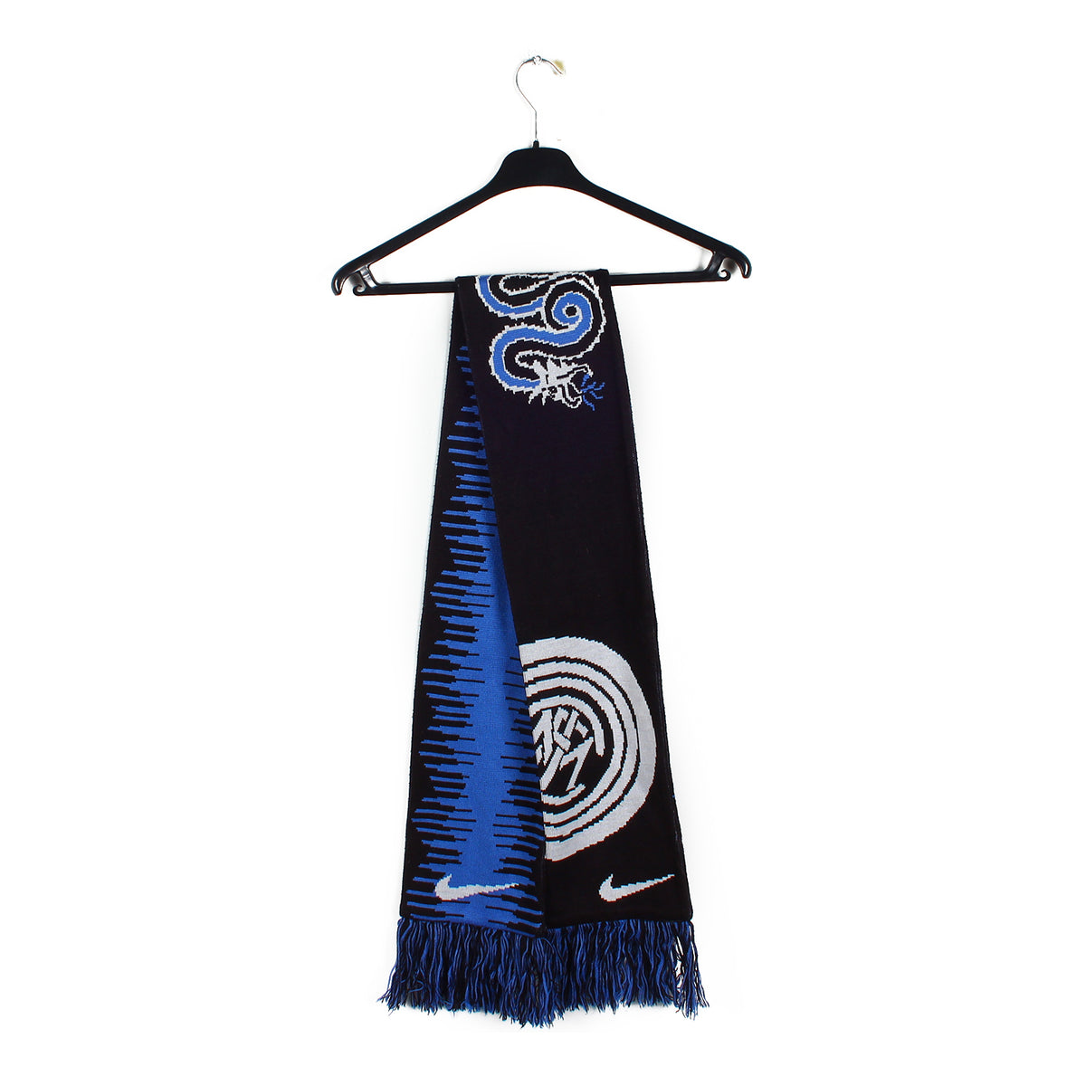 Écharpe Vintage Inter Milan FC (129 Cm) - Années 80/90 - Bon état