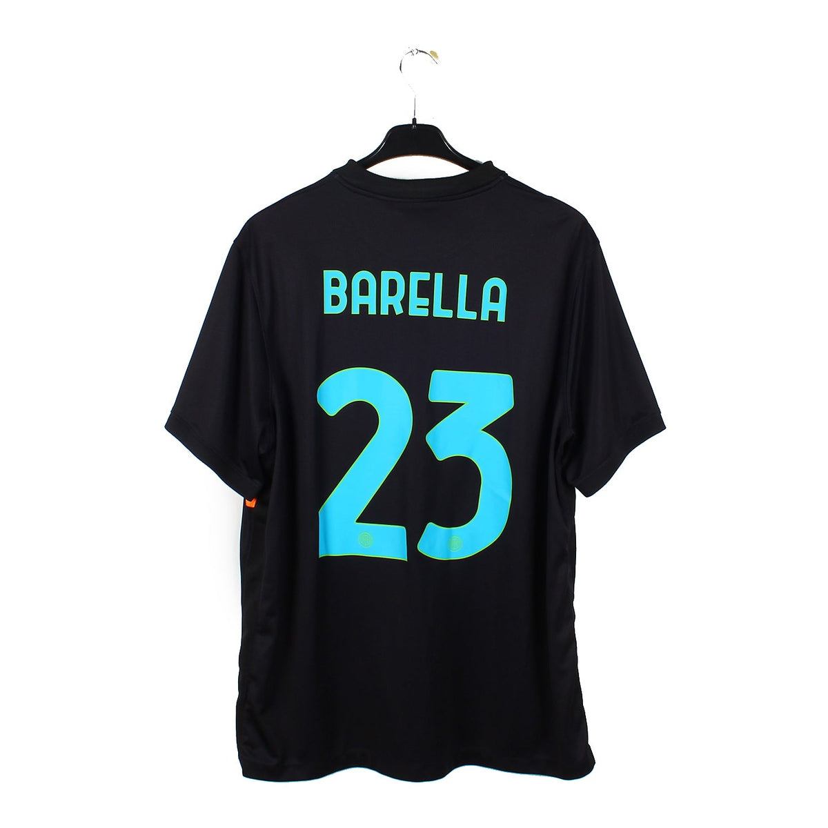 Flocage Officiel - Inter Milan, Barella, 2023/2024, Third, Gris Flocage Officiel - Inter Milan, Barella, 2023/2024, Third, Gris