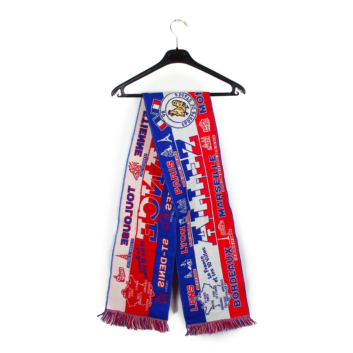 ECHARPE ANCIENNE EQUIPE DE FRANCE de FOOTBALL Allez les Bleus EUR 8,00 - FR