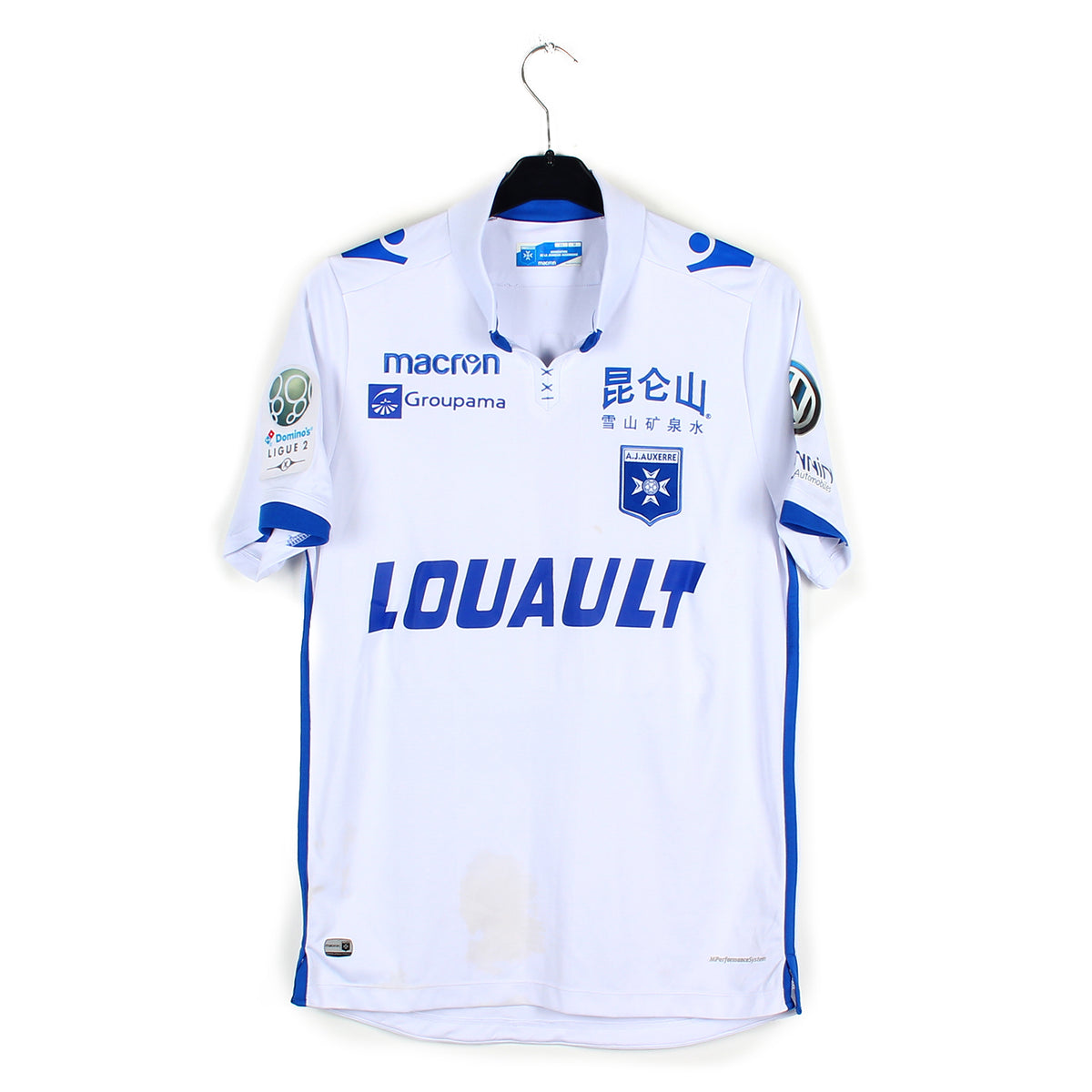 Maillot Foot Authentique Retro Et Vintage - AJ Auxerre Domicile 2010 2011 S