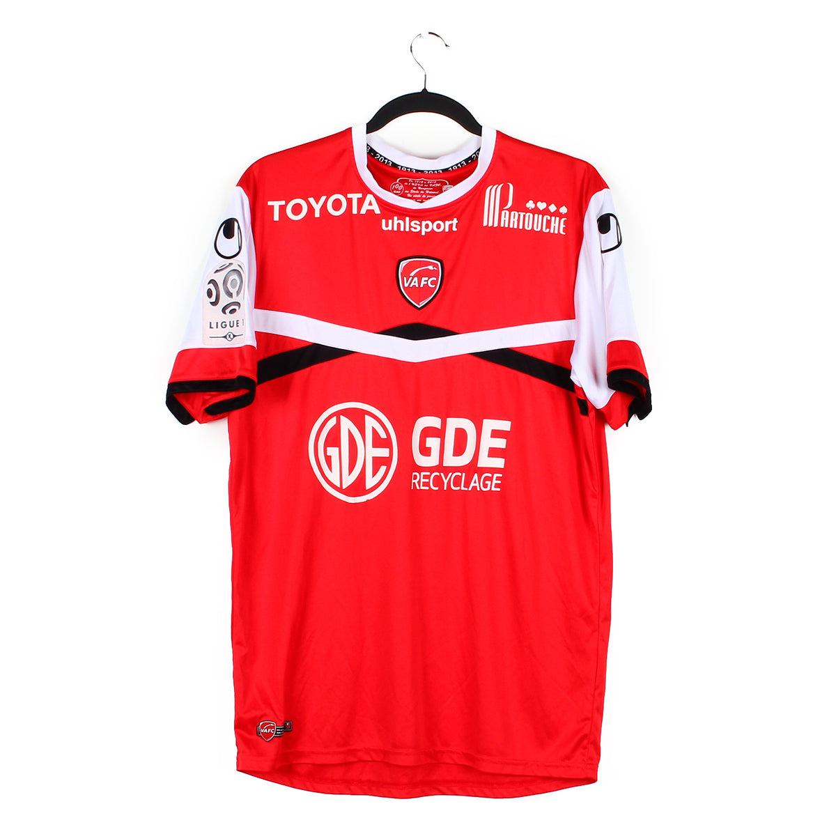 Maillot VAFC VALENCIENNES N°9 LFP porté BUTIN MATCH Maillot VAFC VALENCIENNES N°9 LFP porté BUTIN MATCH