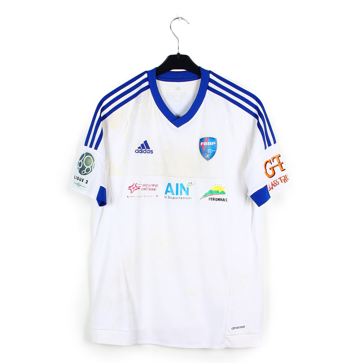Maillot De Rugby Match Bourg-en-Bresse – Adidas, N°1, Saison 2014/15, Taille XXL