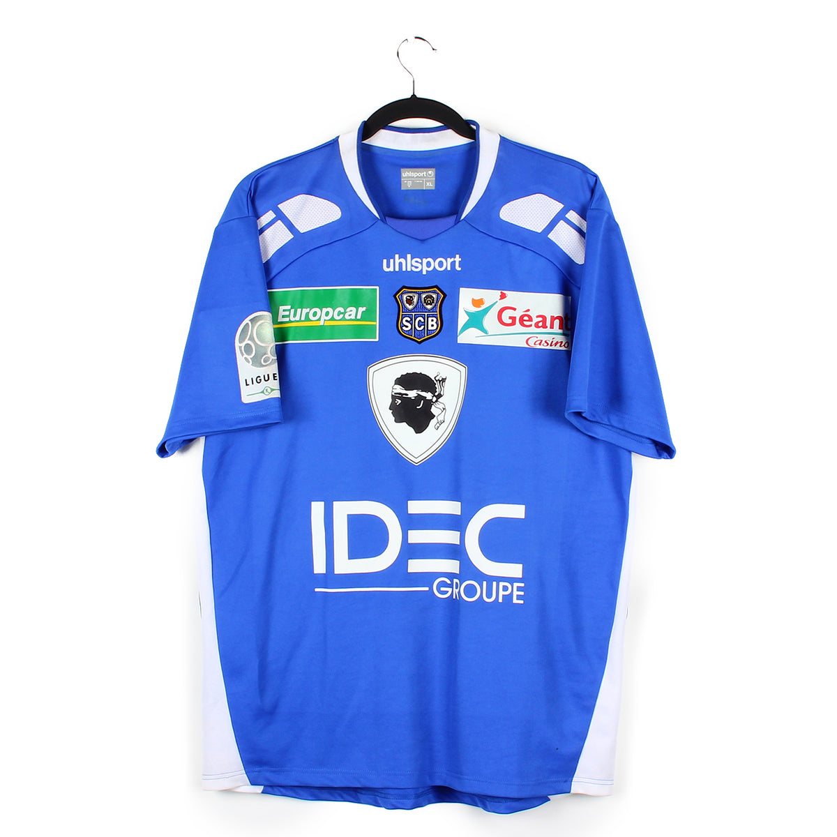 Short De Foot Vintage SC Bastia Uhlsport Bleu - Taille XL (collection)