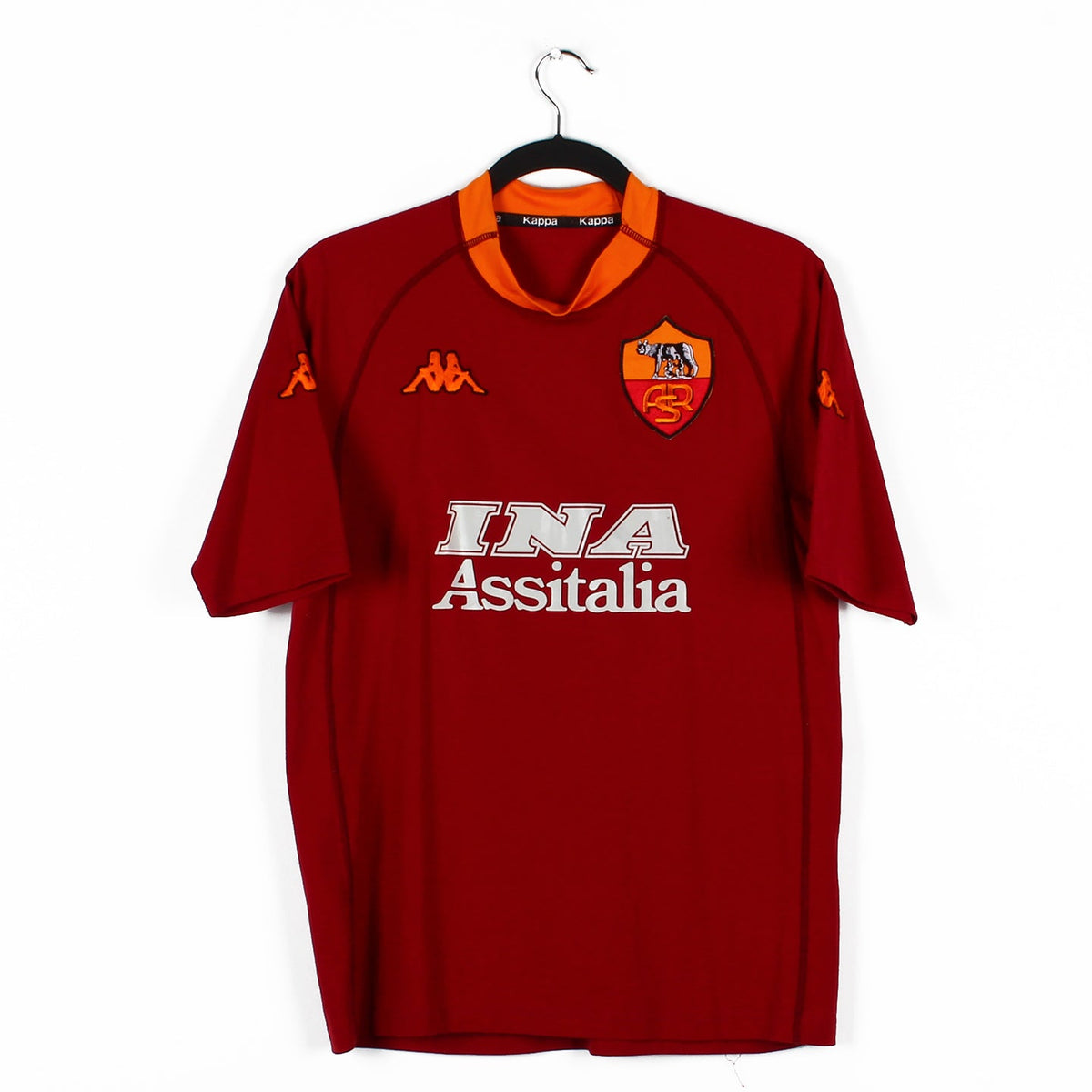 Maillot Vintage AS Roma 2000/2001 - DE ROSSI #26 - Domicile - Taille L - PUMA - Occasion Très Bon état