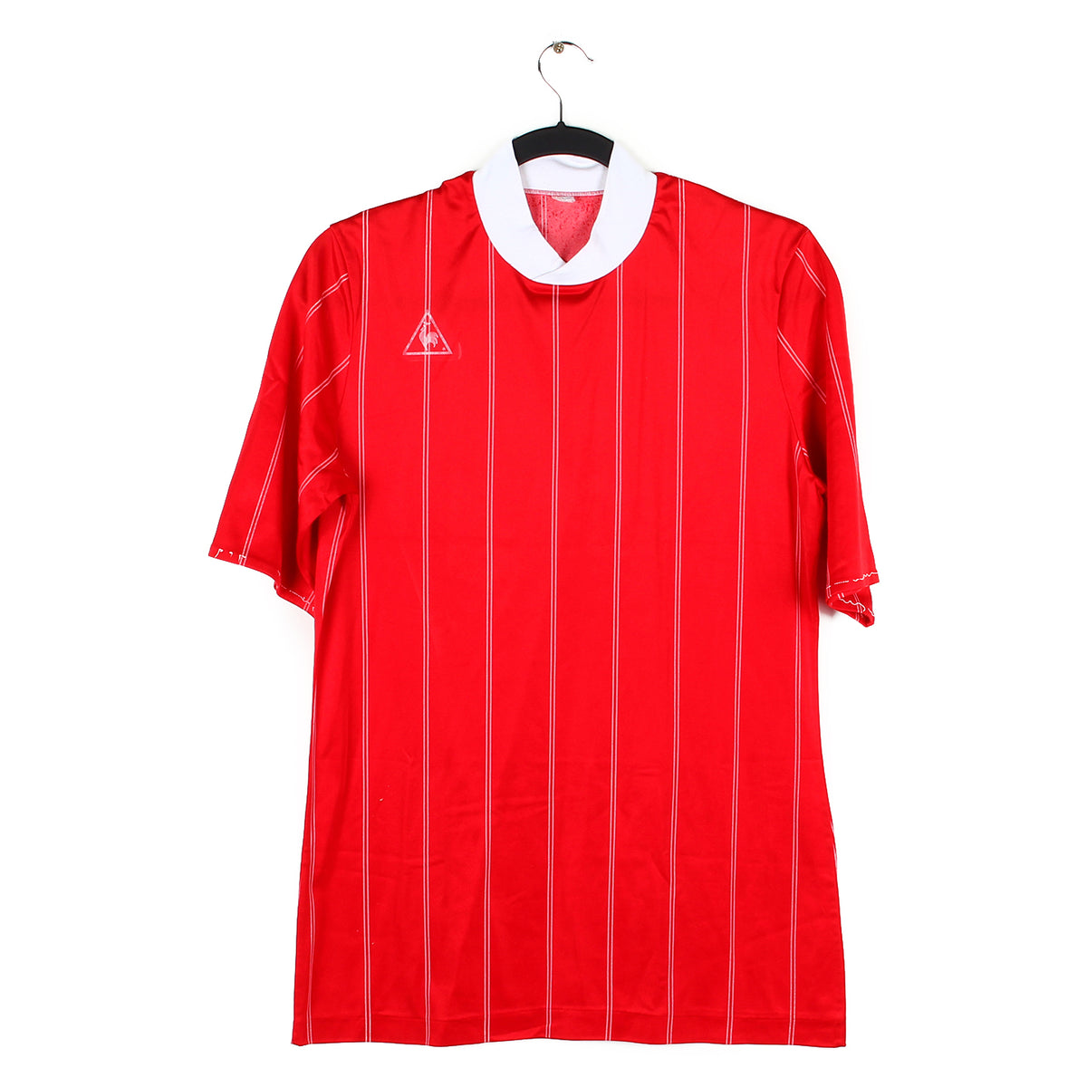Maillot Vintage Le Coq Sportif Orange - Années 80, Manches Longues, Taille L, Fabriqué En France