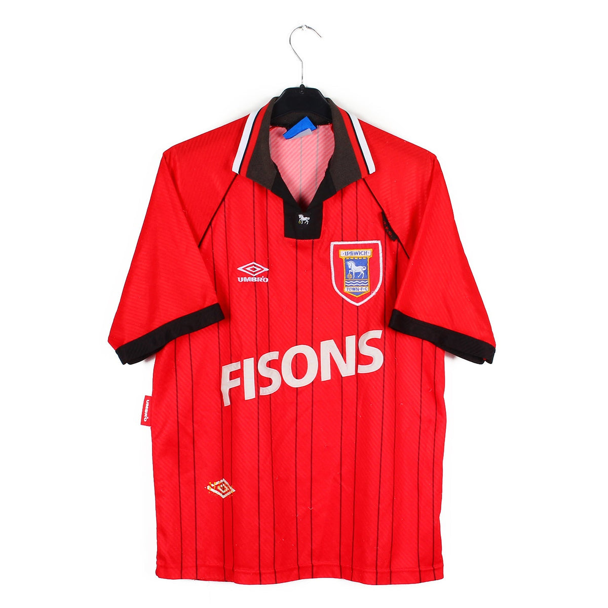 Maillot Vintage Ipswich Town FC Domicile 1992-1993 – Umbro, Taille XL