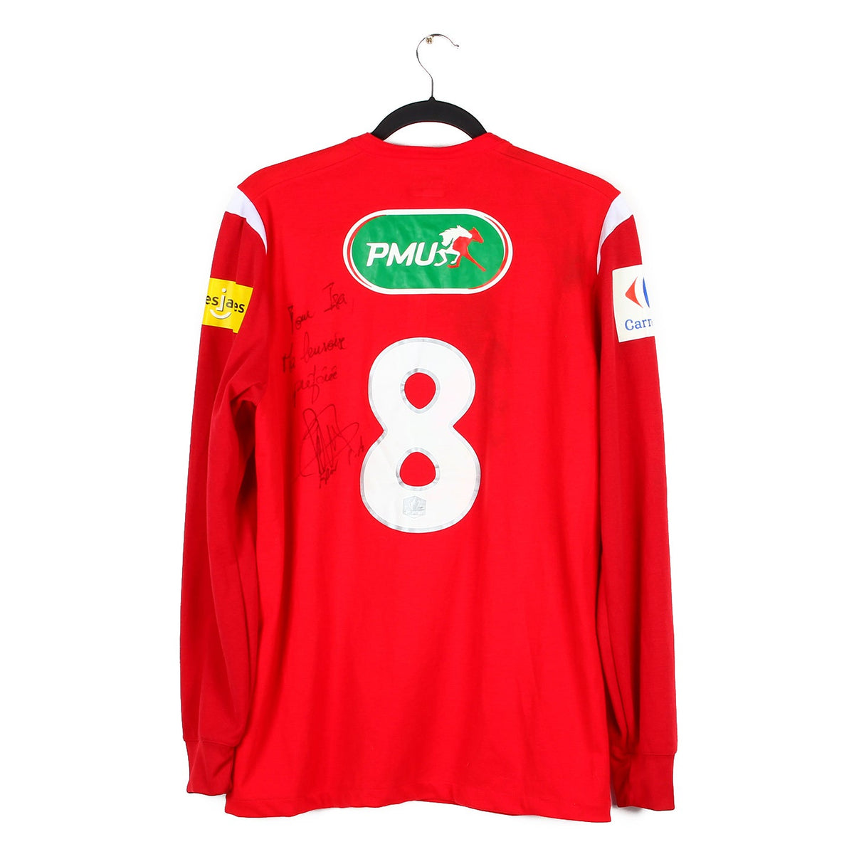 Maillot Lille OSC Vintage 2010-2011 – Porté (matchworn) Numéro 8 SOW
