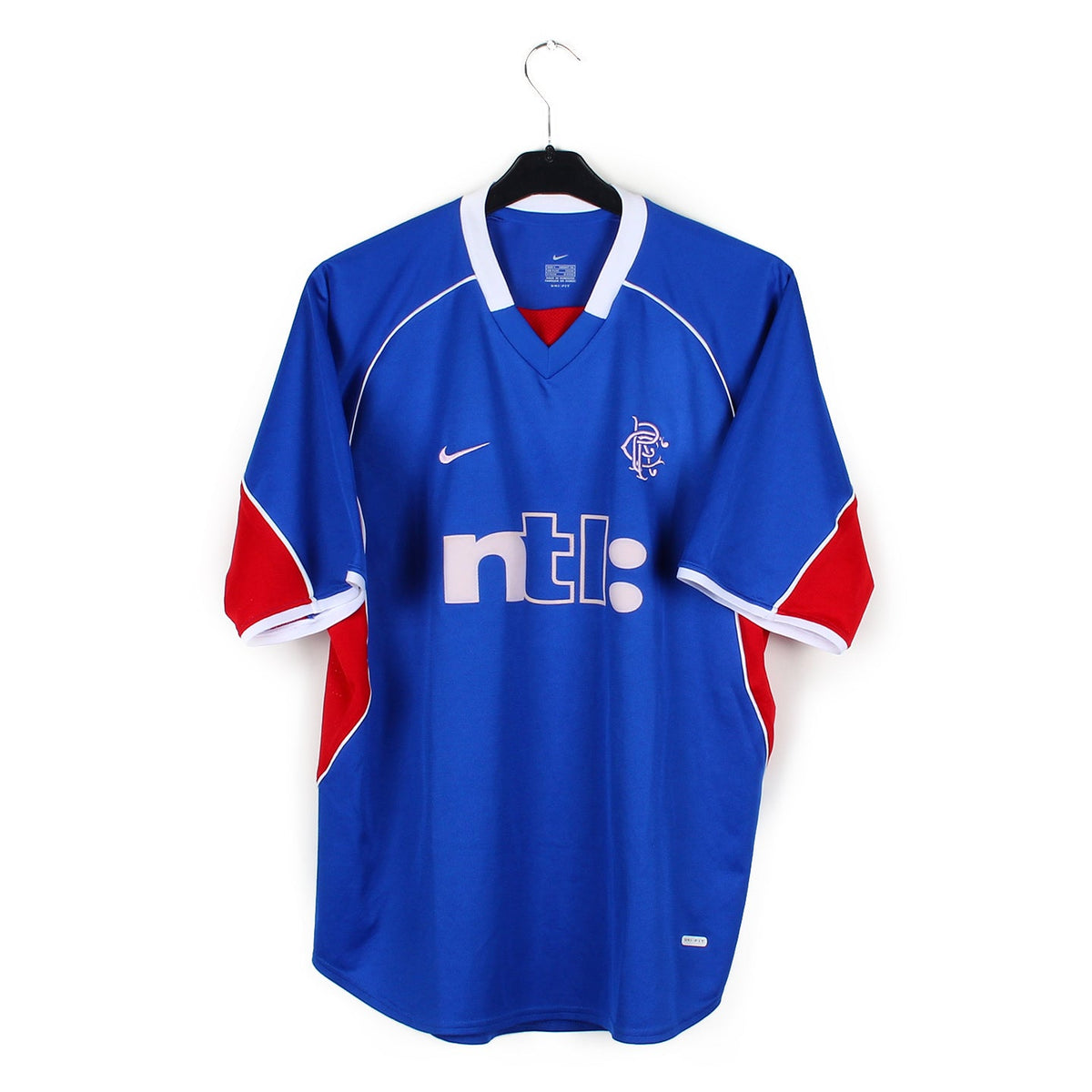 Vintage Glasgow Rangers 2002-2003 Herren XXL Langärmlig