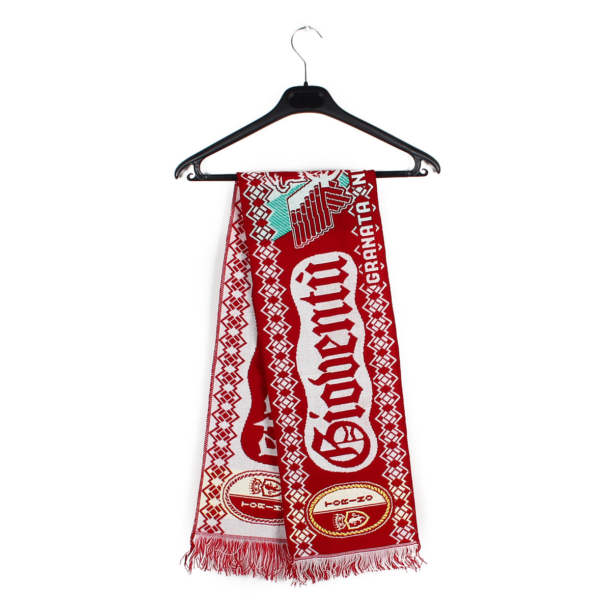 Écharpe Carrée Vintage Fiorini - Marron, 29x29 Pouces, Occasion Très Bon état