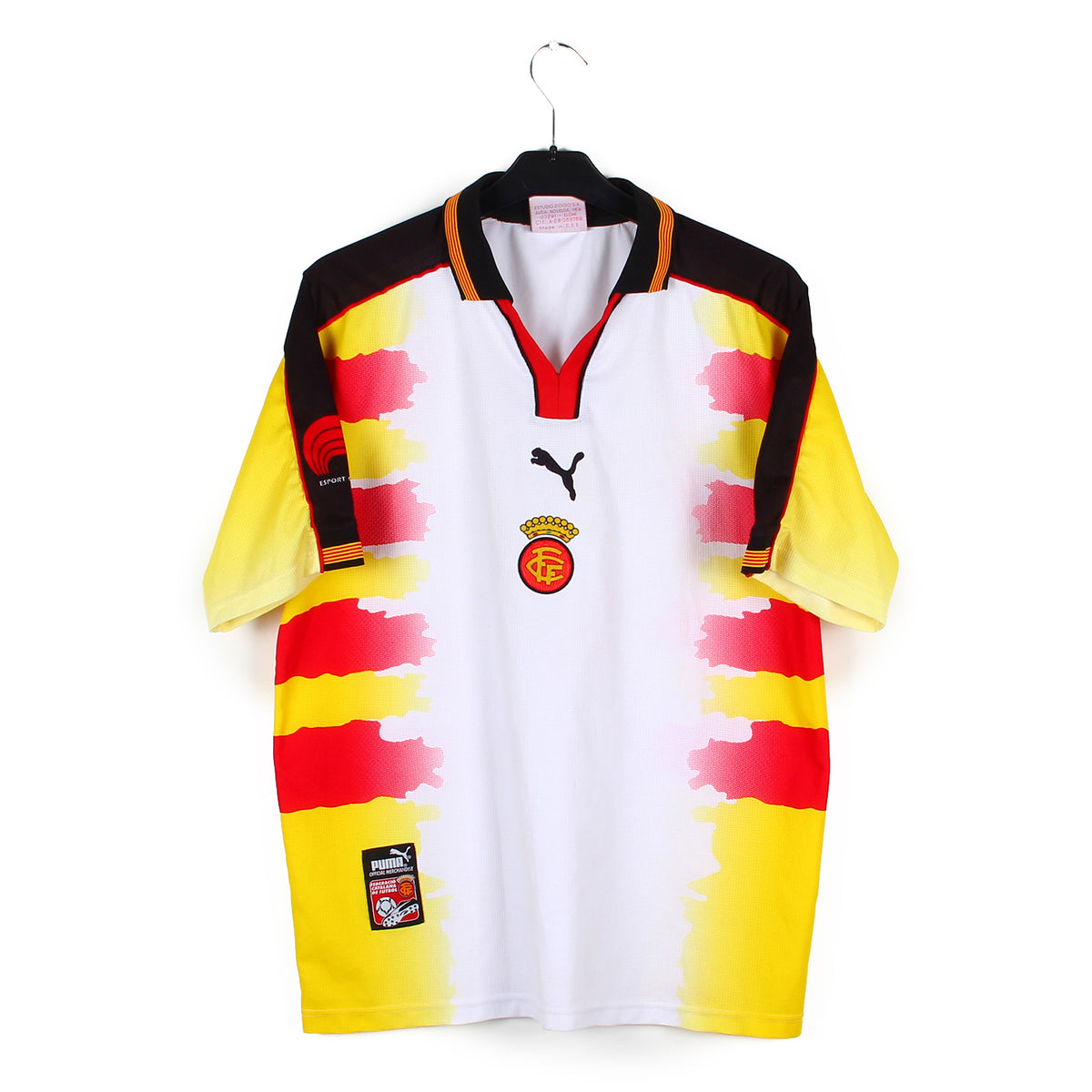 MAILLOT ADIDAS VINTAGE porté n°2 années 90 football shirt jaune